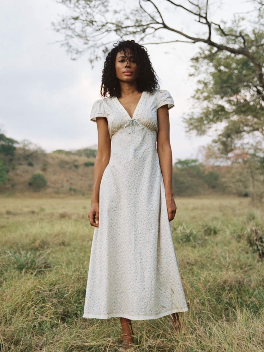 ISO Christy Dawn Cordelia Dress in Bleu Phlox XS